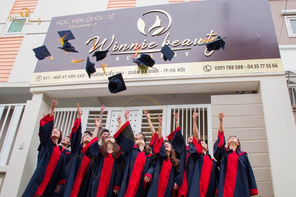 Lễ tốt nghiệp của các học viên tại Winnie Academy