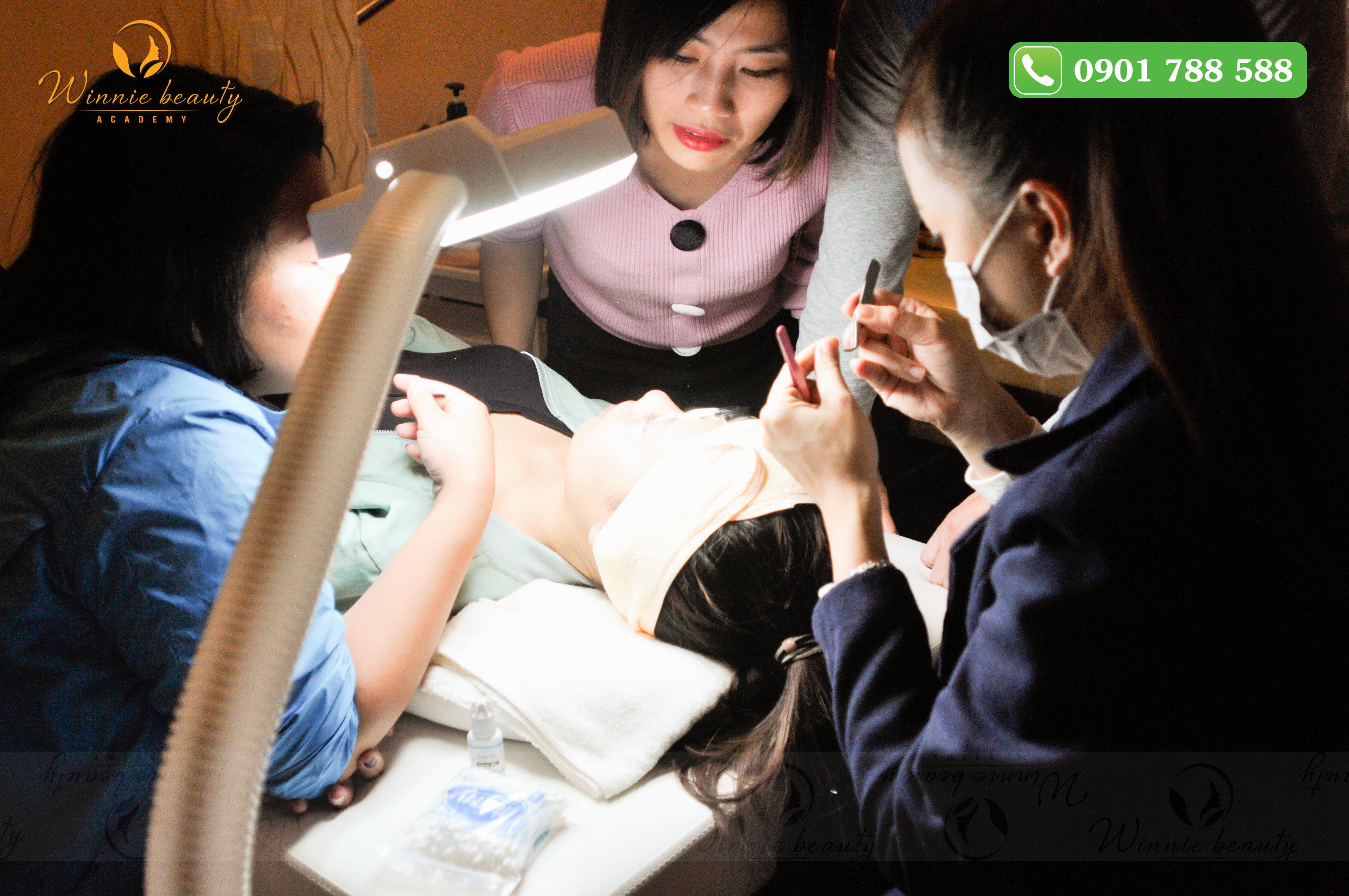dạy nối mi hàn quốc chuyên nghiệp, học nối mi hàn quốc chuyên nghiệp
