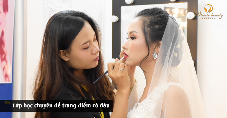 dạy trang điểm cô dâu tại hà nội, học trang điểm cô dâu ở hà nội